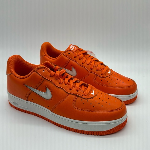 New Men’s Nike Air Force 1 Low Retro - Orange Summit - FJ1044-800 NWOB - Picture 2 of 5